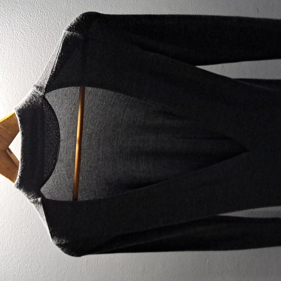 Aritzia Wilfred Free Moulton Open Back Gray Dress - Picture 2 of 4